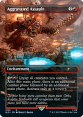 Aggravated Assault (Borderless) (SLD-1026) - Secret Lair Drop (Borderless) Foil
