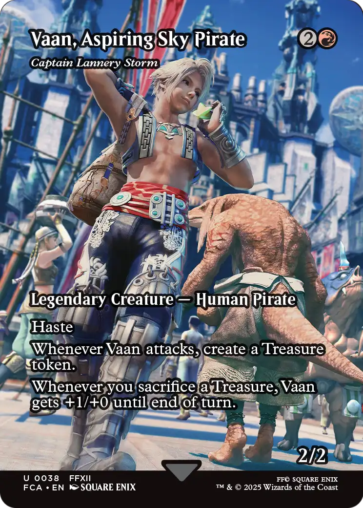 Vaan, Aspiring Sky Pirate - Captain Lannery Storm (Showcase) (FCA-038) - FINAL FANTASY: Through the Ages / Vaan, Aspiring Sky Pirate (Borderless)