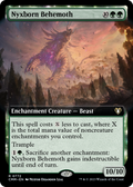 Nyxborn Behemoth (Extended Art) (CMM-772) - Commander Masters: (Extended Art, enchantment)