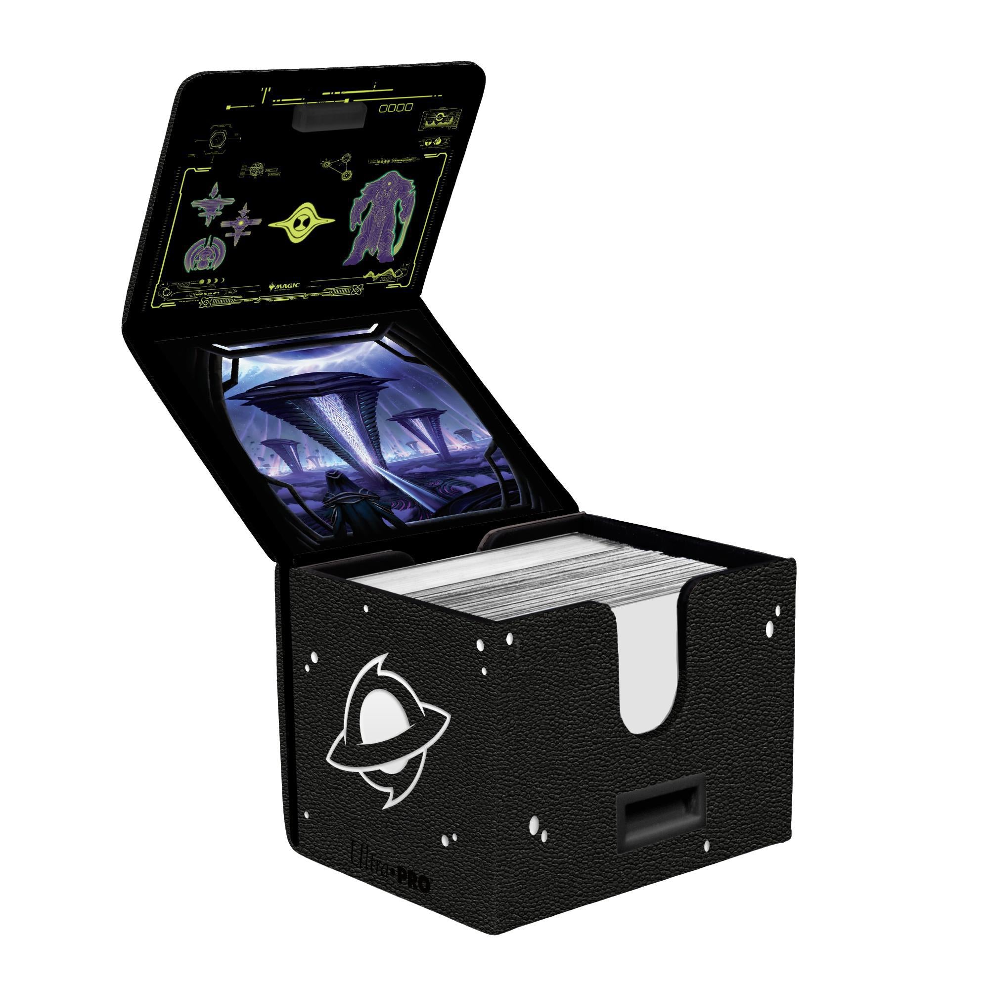 Ultra Pro Alcove Edge Premium Deck Box: MTG Edge Of Eternities - Black