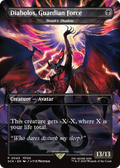 Diabolos, Guardian Force - Death's Shadow (GAME-040) - Standard Showdown Promos / Diabolos, Guardian Force (Borderless) Foil