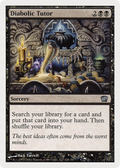 Diabolic Tutor (8ED-128) - 8th Edition Foil