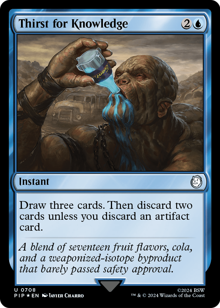 Thirst for Knowledge (Surge Foil) (PIP-708) - Fallout Foil