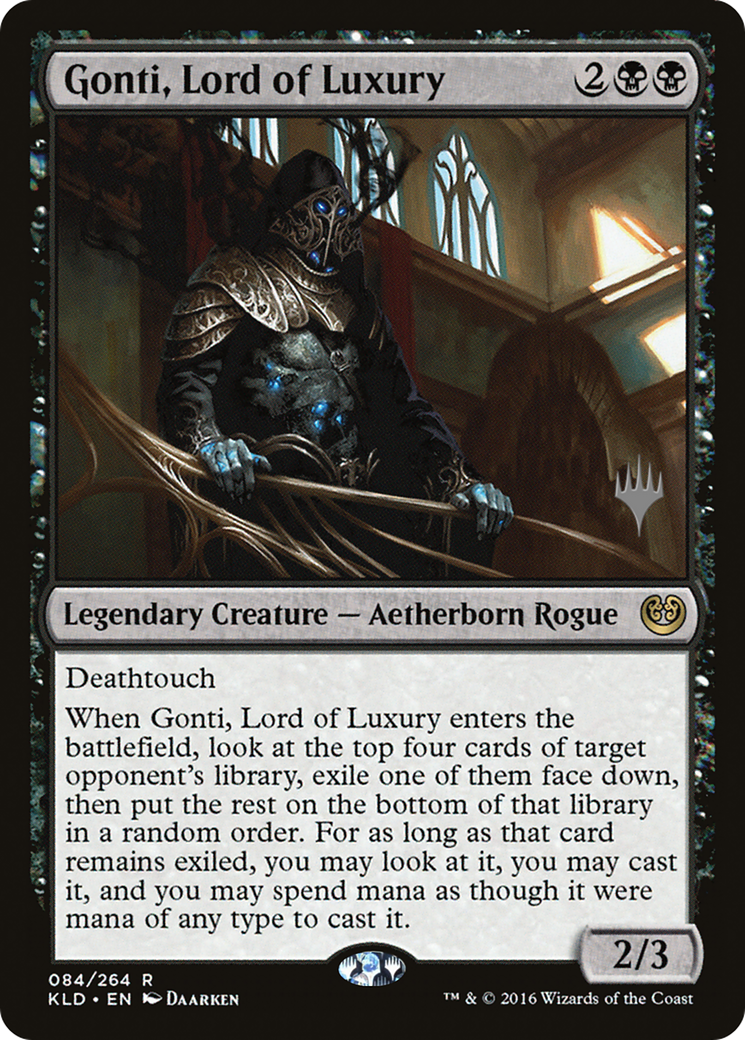 Gonti, Lord of Luxury (PPM21-084) - Kaladesh Promos Foil
