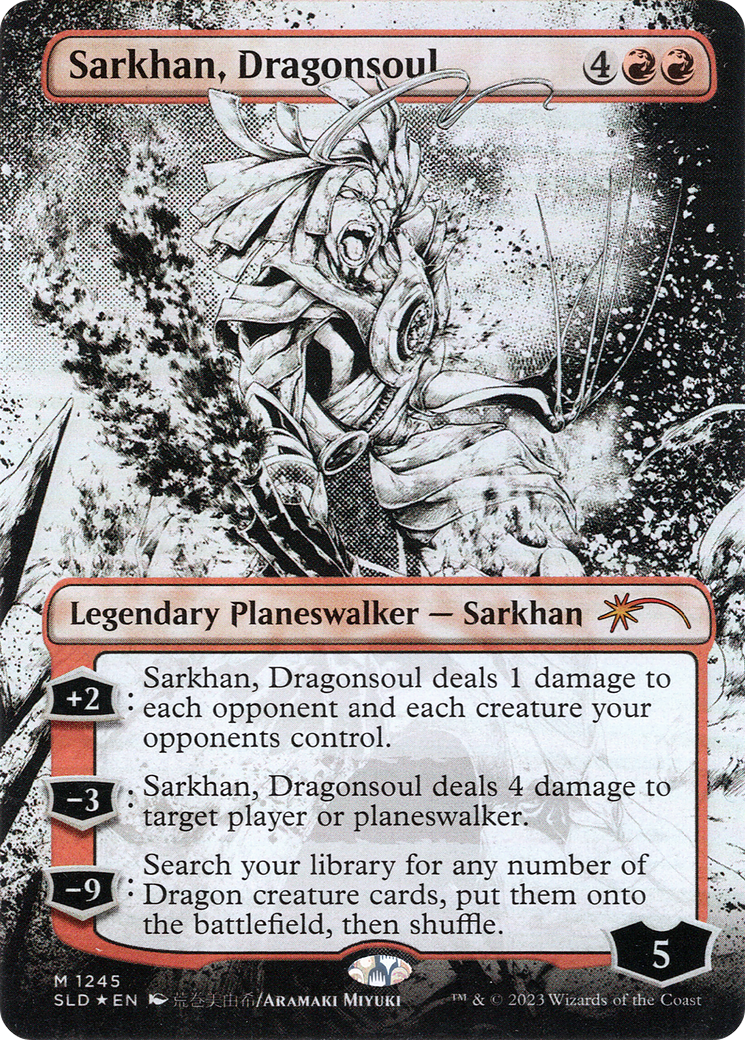 Sarkhan, Dragonsoul (Borderless) (SLD-1245) - Secret Lair Drop Foil