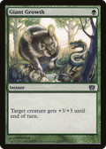 Giant Growth (8ED-254) - 8th Edition Foil