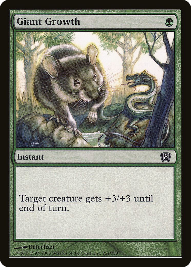 Giant Growth (8ED-254) - 8th Edition