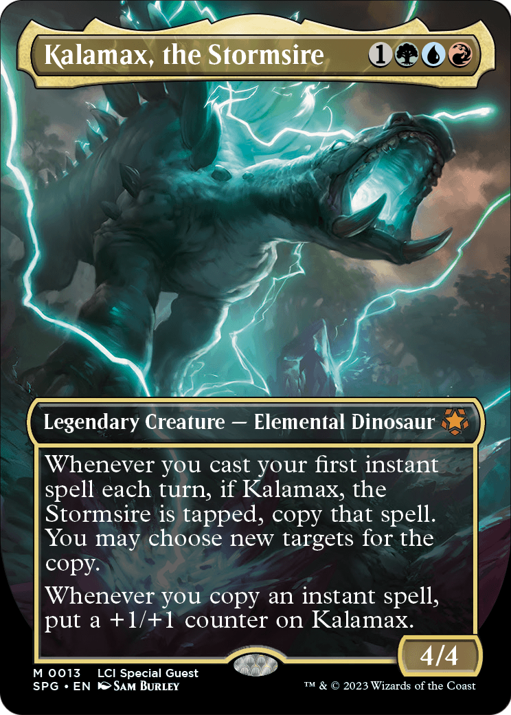 Kalamax, the Stormsire (Borderless) (SPG-013) - Special Guests Foil