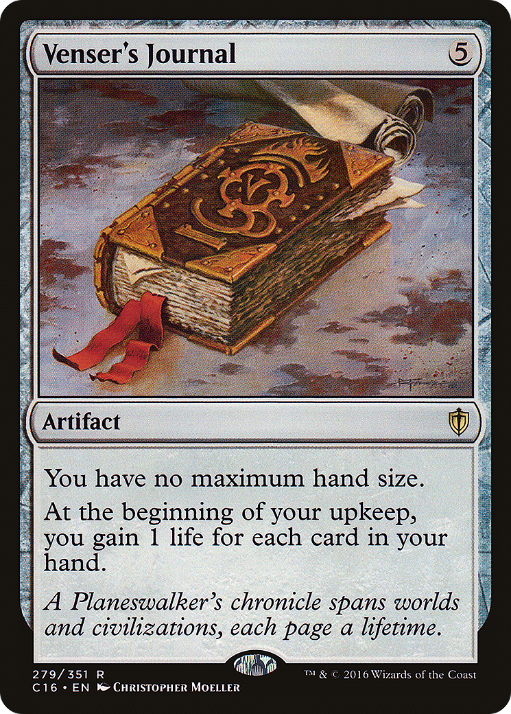Venser's Journal (C16-279) - Commander 2016