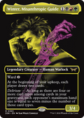 Winter, Misanthropic Guide (Showcase) (DSK-365) - Duskmourn: House of Horror (Borderless) Foil