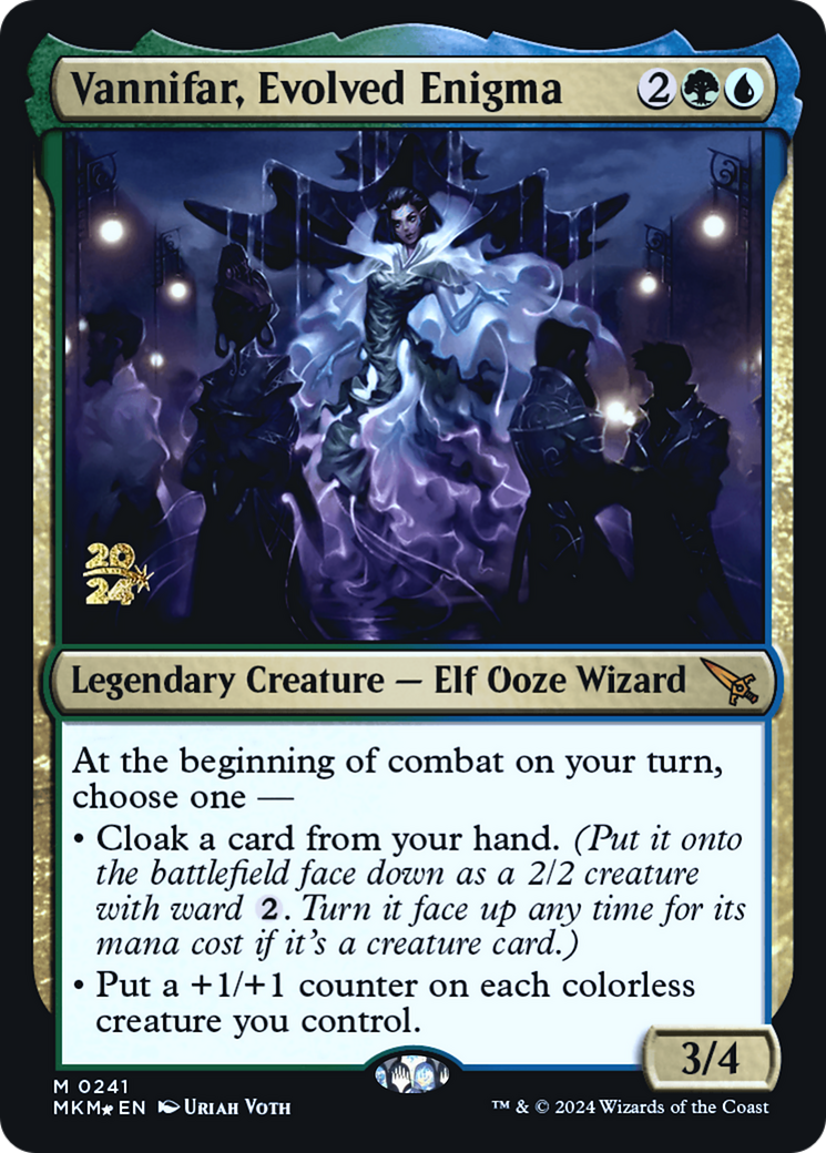 Vannifar, Evolved Enigma (PRE-241) - Murders at Karlov Manor Promos Foil