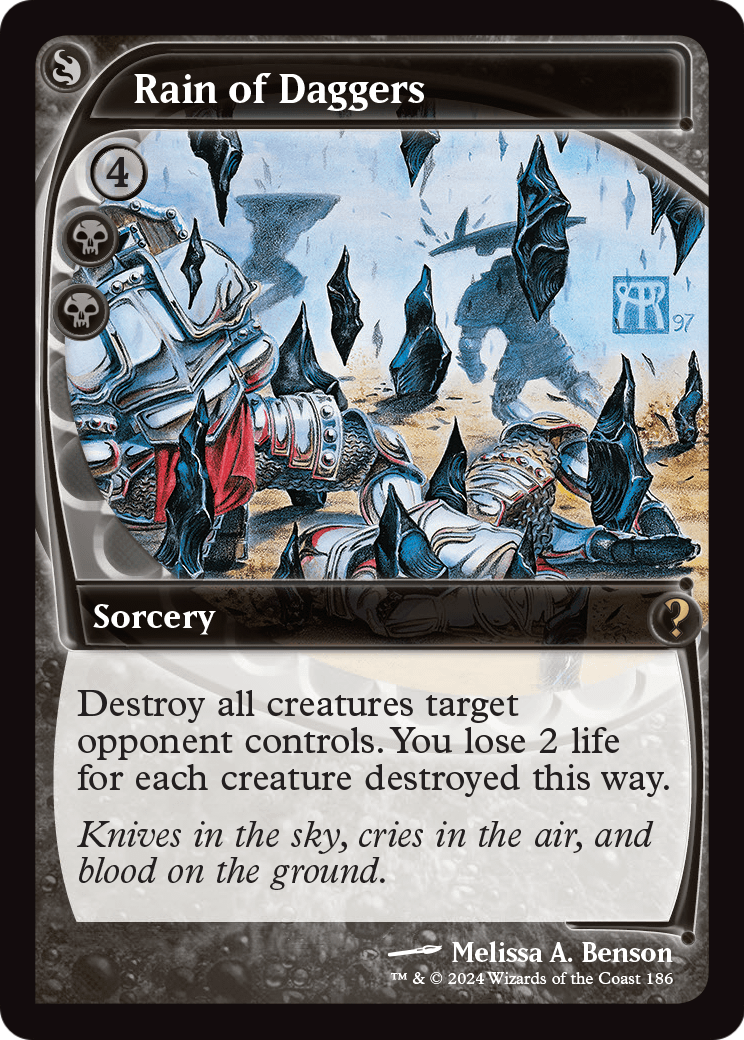 Rain of Daggers (Future Sight) (MB2-186) - Mystery Booster 2