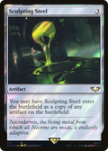 Sculpting Steel (Surge Foil) (40K-247) - Warhammer 40,000 Commander Foil