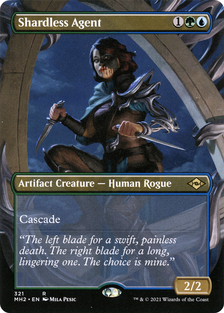 Shardless Agent (Borderless) (MH2-321) - Modern Horizons 2 (Borderless)