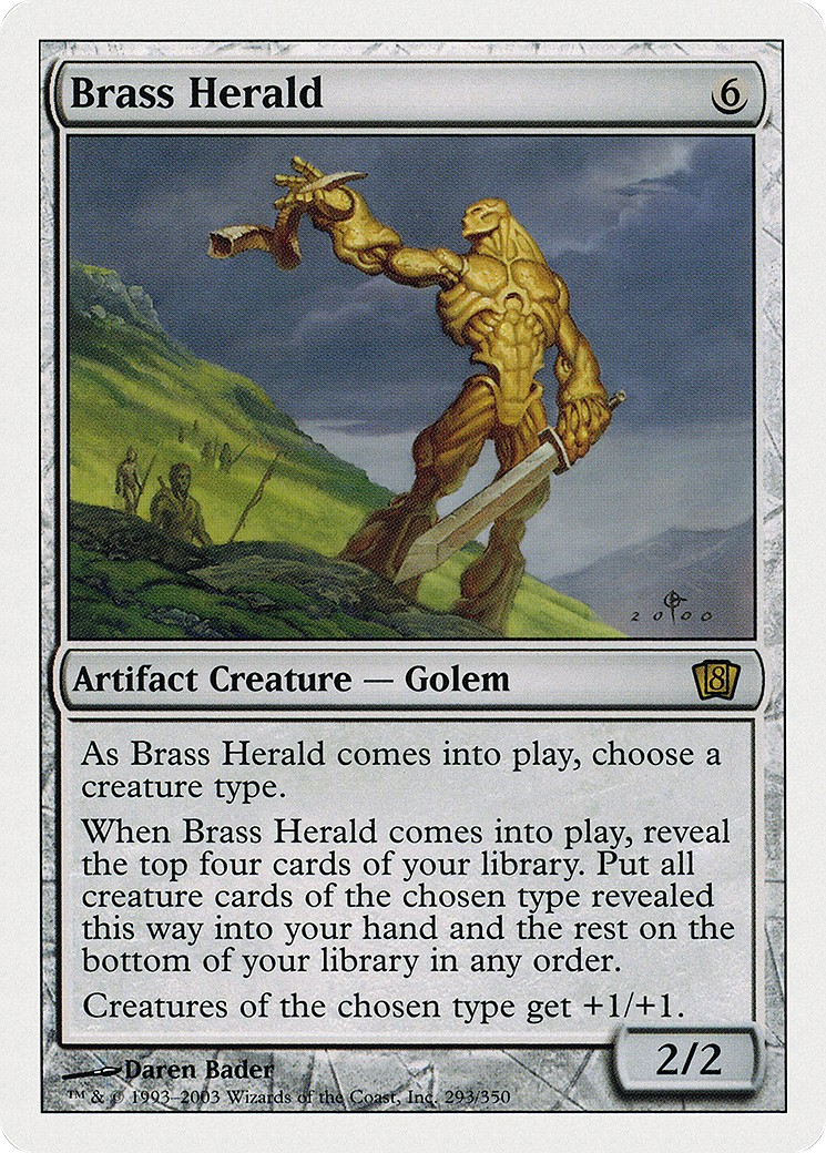 Brass Herald (8ED-293) - 8th Edition Foil