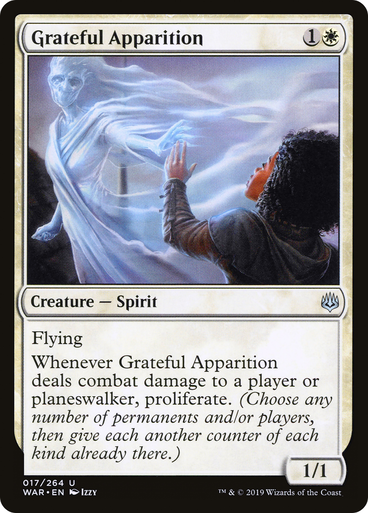 Grateful Apparition (WAR-017) - War of the Spark Foil