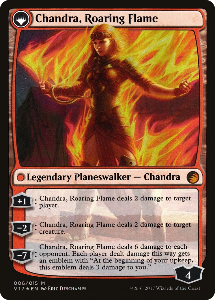 Chandra, Fire of Kaladesh (V17-006) - From the Vault: Transform: (originpwdfc) Foil