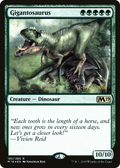 Gigantosaurus (PRE-185S) - Core Set 2019 Promos Foil