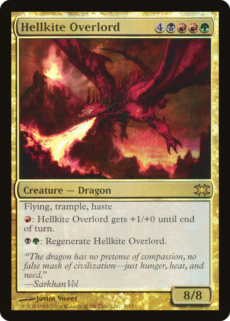Hellkite Overlord (DRB-008) - From the Vault: Dragons Foil