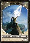 Cleric Token (THS-001) - Theros Tokens: (enchantment)