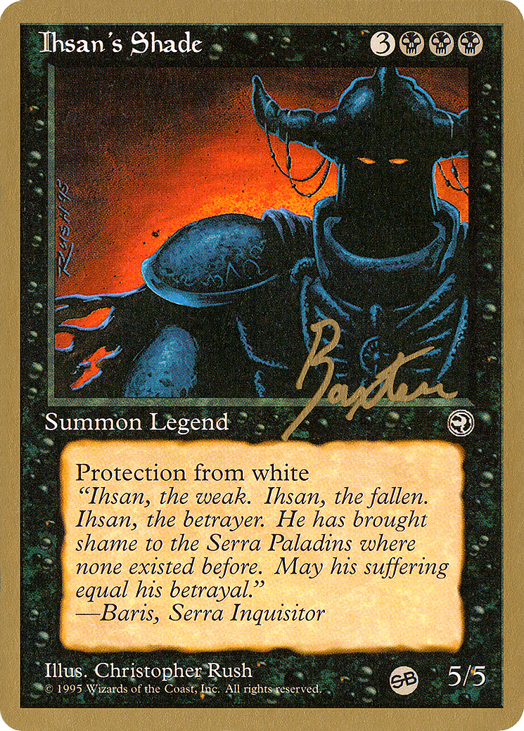 Ihsan's Shade - 1996 George Baxter (HML) (SB) (WCD-) - Pro Tour Collector Set