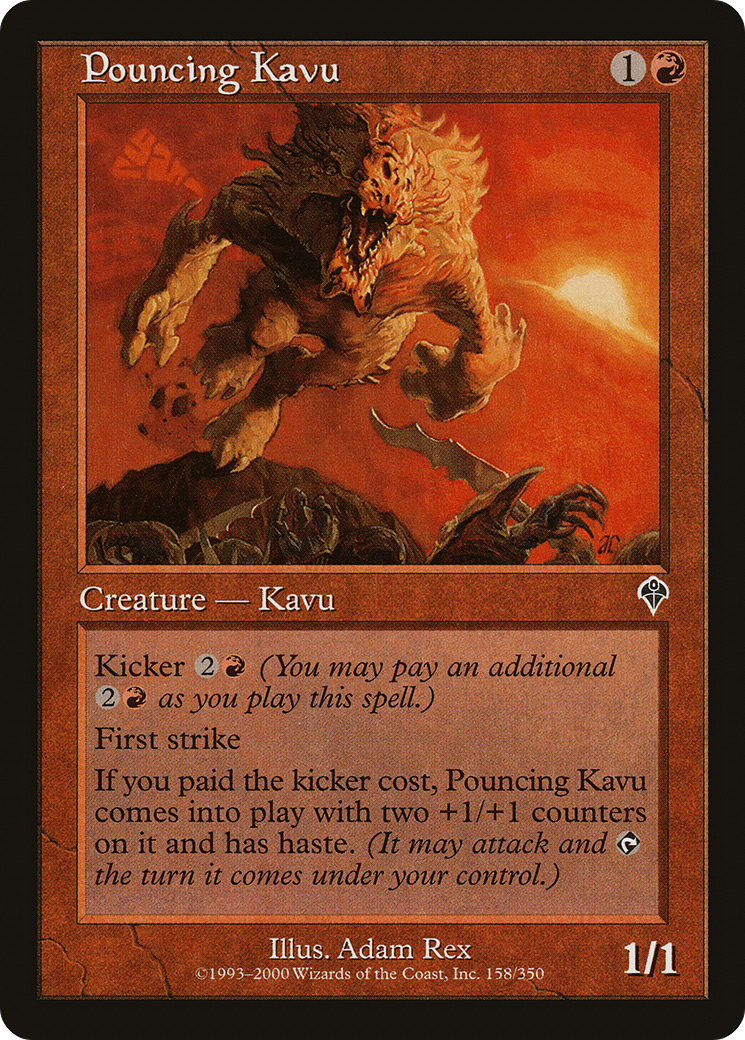 Pouncing Kavu (INV-158) - Invasion Foil