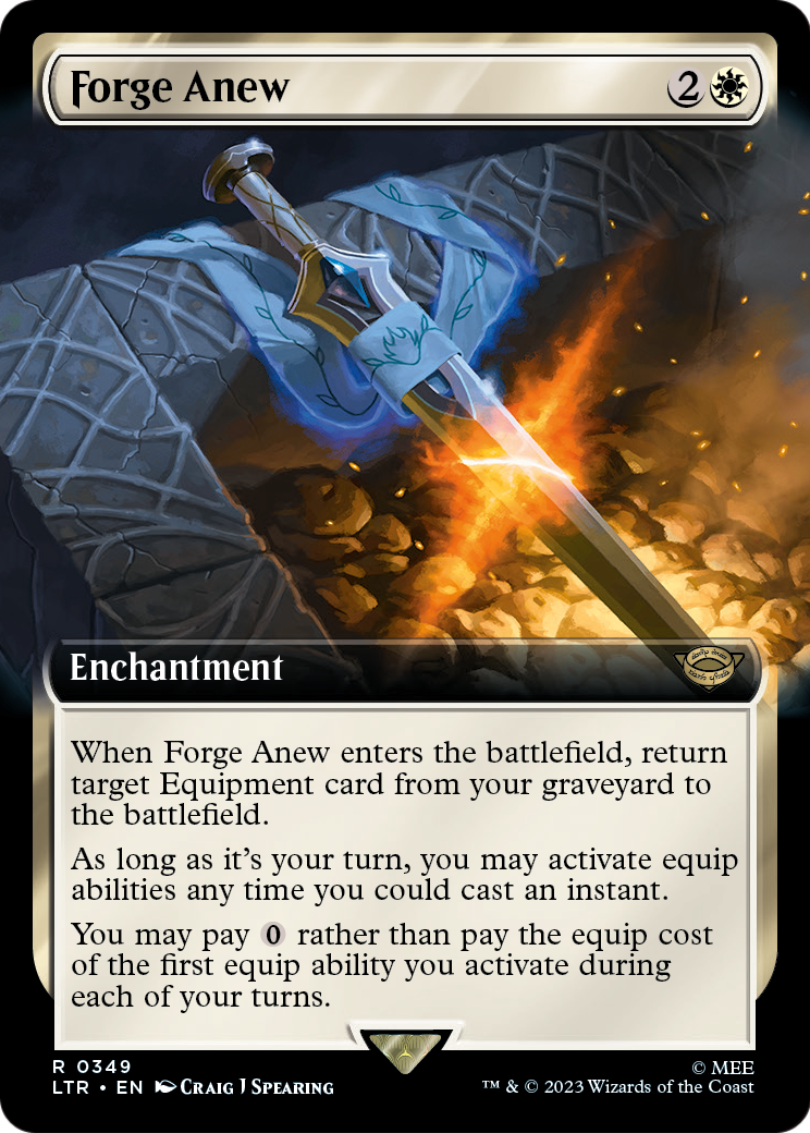 Forge Anew (Extended Art) (LTR-349) - The Lord of the Rings: Tales of Middle-earth: (Extended Art)