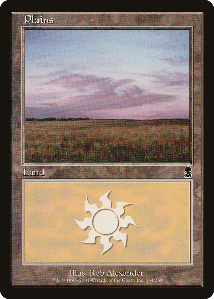 Plains (334) (ODY-334) - Odyssey Foil