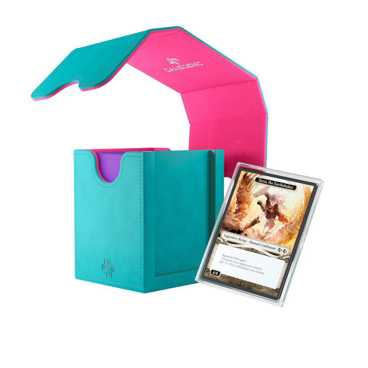 Gamegenic Deck Box: Squire PLUS XL Teal/Pink