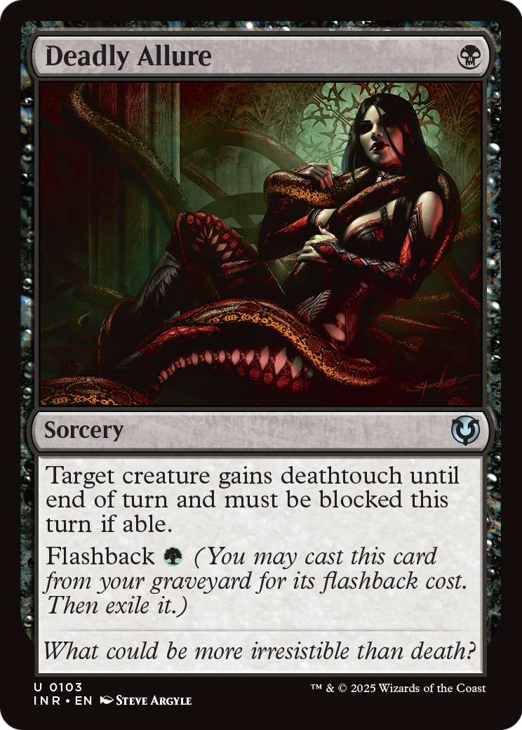 Deadly Allure (INR-103) - Innistrad Remastered Foil