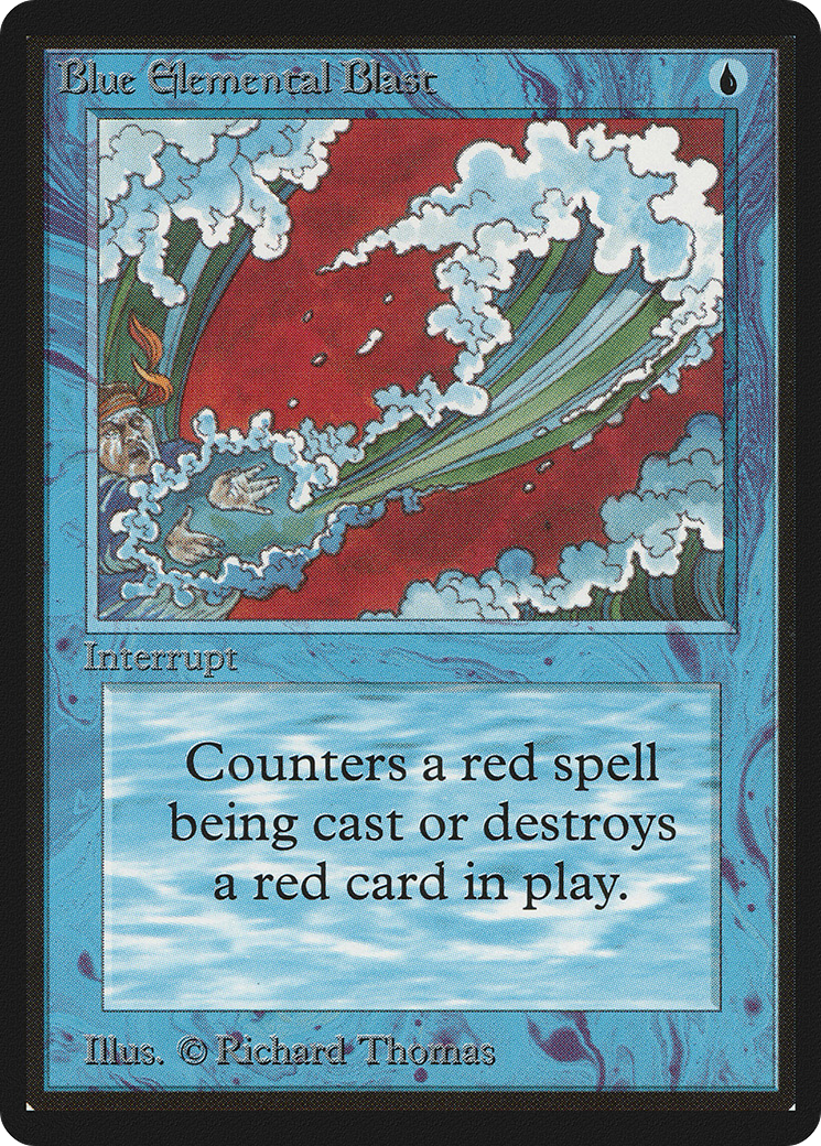 Blue Elemental Blast (LEB-) - Limited Edition Beta