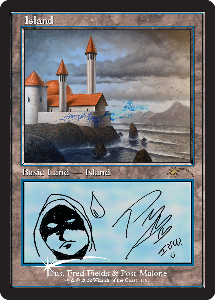 Island (Post Malone) (SLD-1191) - Secret Lair Drop Foil