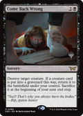 Come Back Wrong (0086) (PPDSK-086) - Duskmourn: House of Horror Promos Foil
