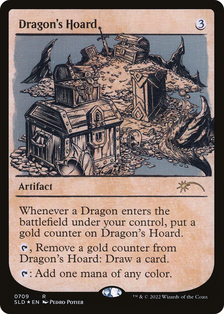 Dragon's Hoard (Showcase) (SLD-709) - Secret Lair Drop: (Showcase) Foil