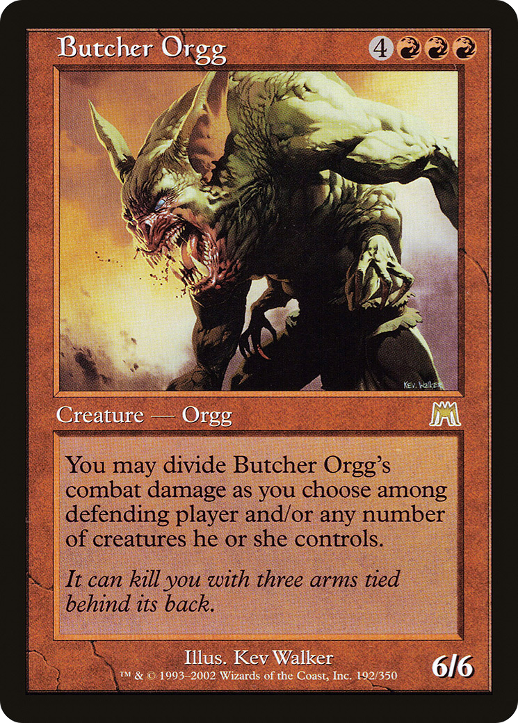 Butcher Orgg (ONS-192) - Onslaught Foil