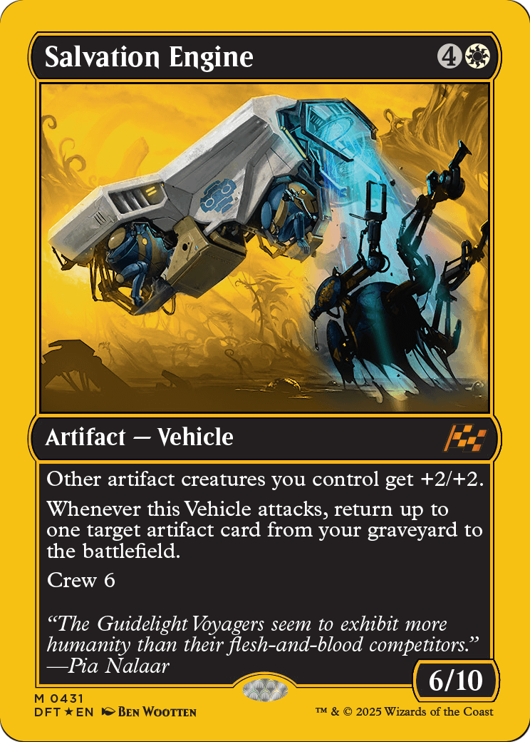 Salvation Engine (First-Place Foil) (DFT-431) - Aetherdrift Foil