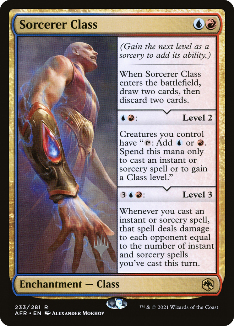 Sorcerer Class (PPAFR-233) - Adventures in the Forgotten Realms Promos Foil