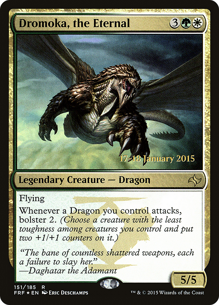 Dromoka, the Eternal (PRE-151S) - Fate Reforged Promos Foil