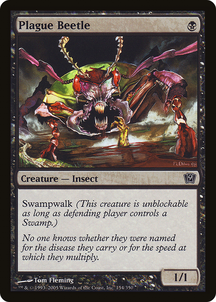 Plague Beetle (9ED-154) - 9th Edition Foil