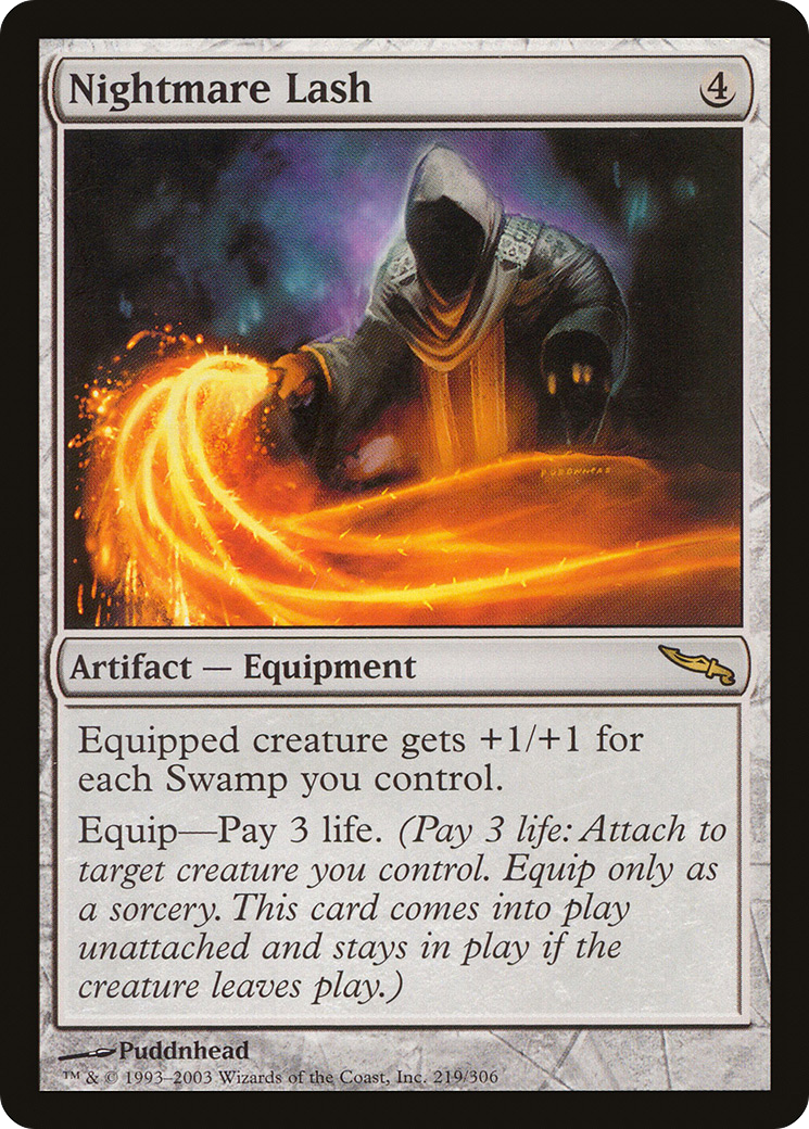 Nightmare Lash (MRD-219) - Mirrodin Foil