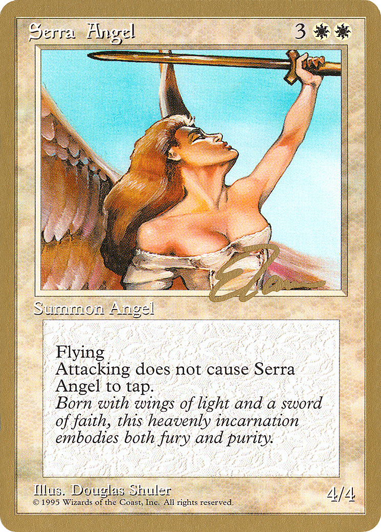 Serra Angel - 1996 Eric Tam (4ED) (WCD-) - Pro Tour Collector Set