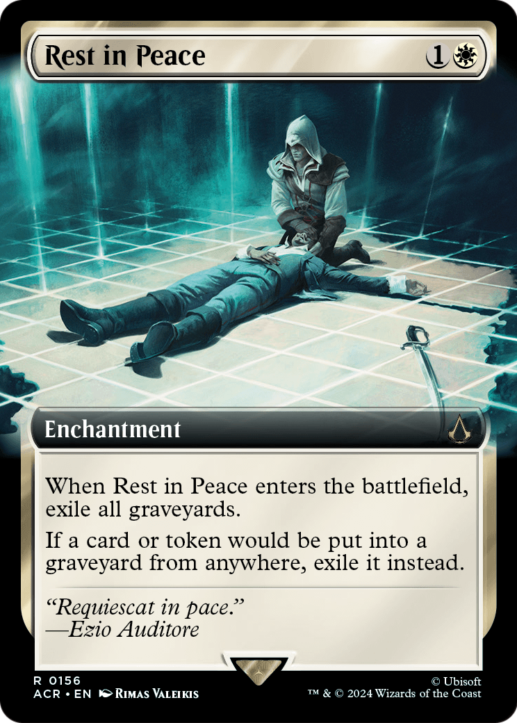 Rest in Peace (Extended Art) (ACR-156) - Assassin's Creed: (Extended Art) Foil