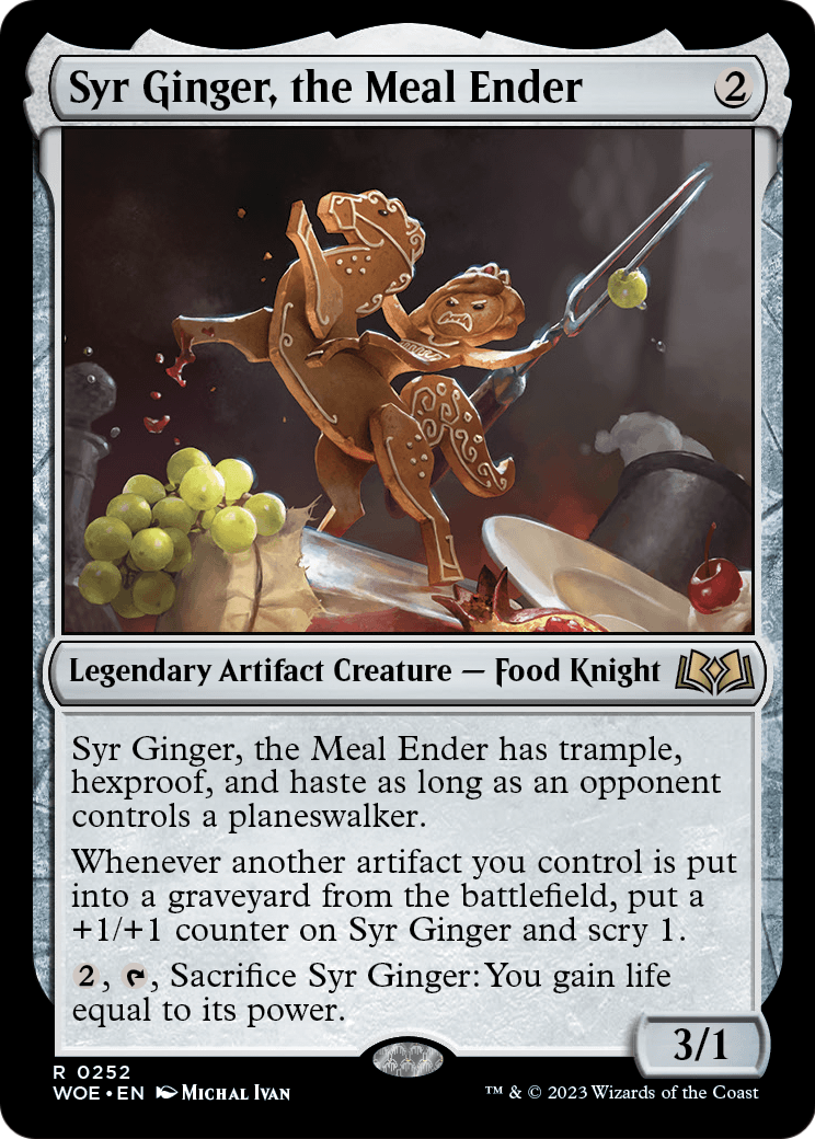 Syr Ginger, the Meal Ender (WOE-252) - Wilds of Eldraine