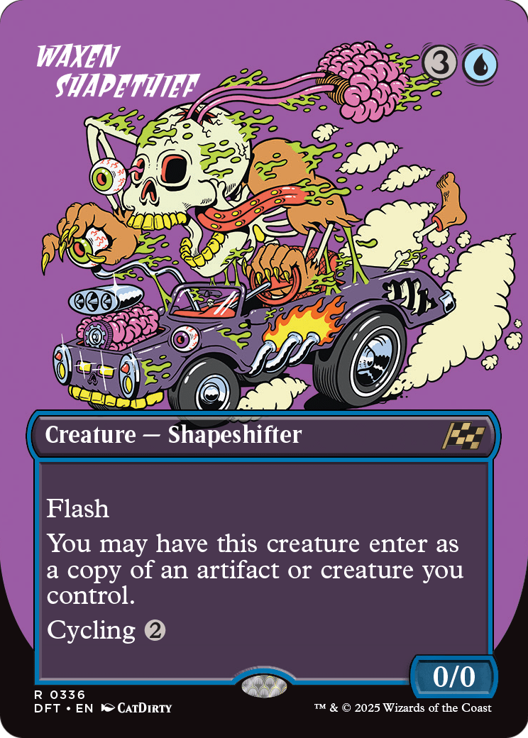Waxen Shapethief (Borderless) (DFT-336) - Aetherdrift