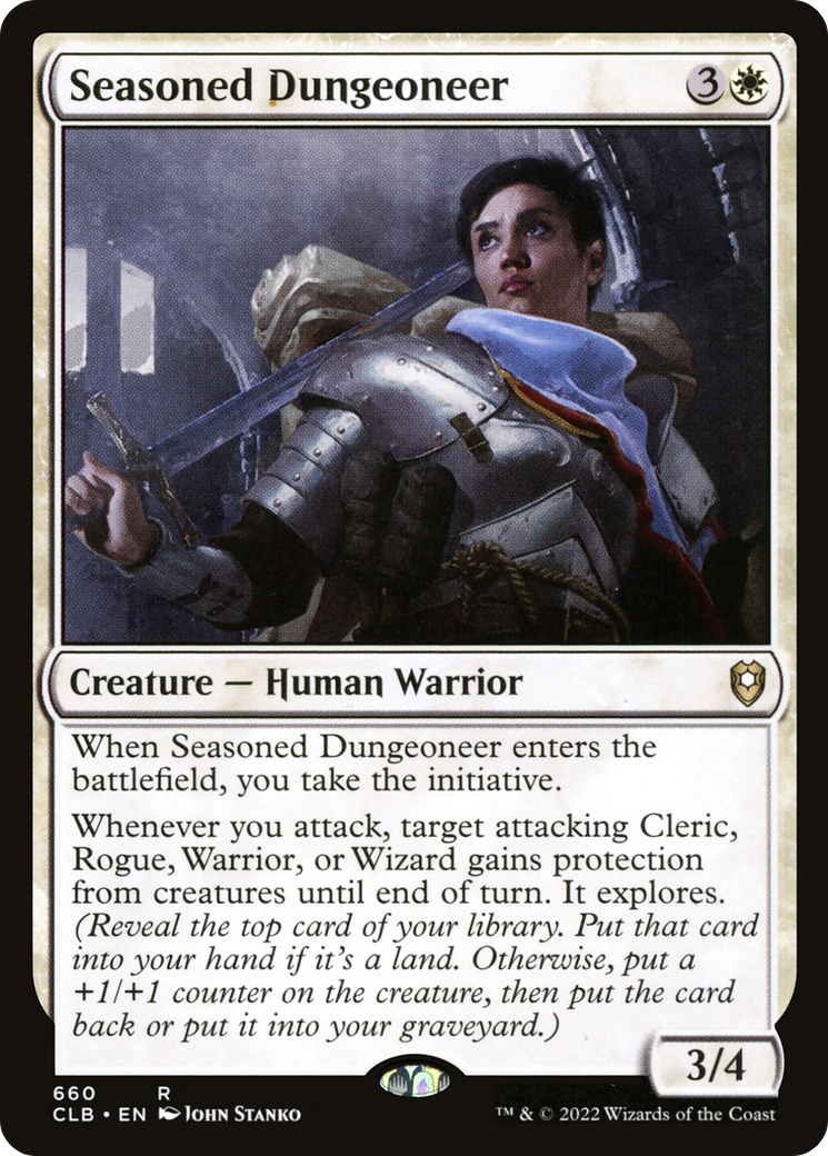 Seasoned Dungeoneer (CLB-660) - Commander Legends: Battle for Baldur's Gate