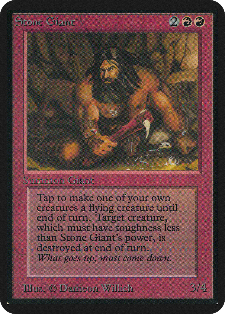 Stone Giant (LEA-) - Limited Edition Alpha