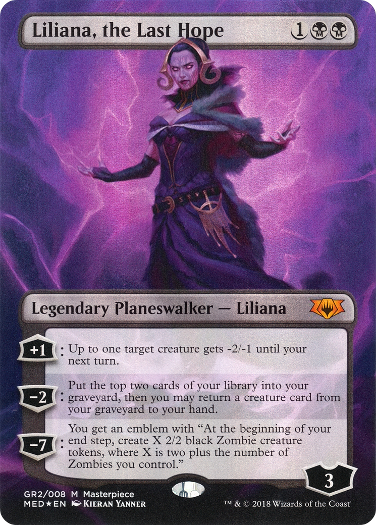 Liliana, the Last Hope (MED-GR2) - Mythic Edition (Borderless) Foil