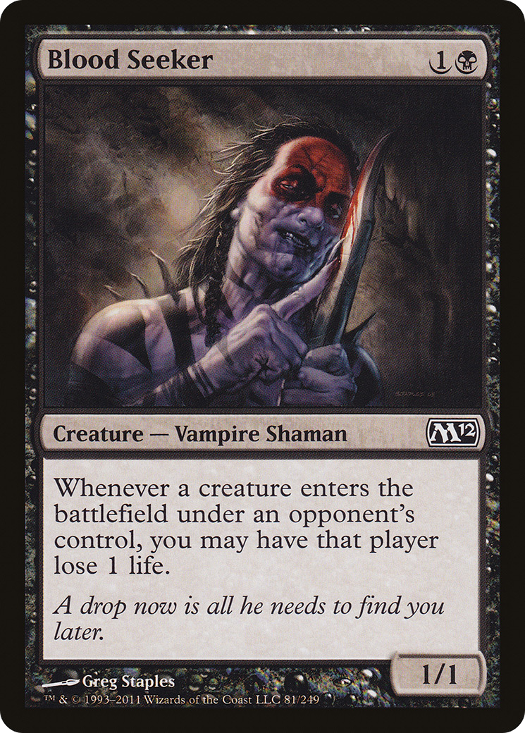Blood Seeker (M12-081) - Magic 2012 Foil
