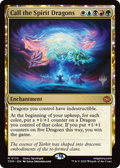 Call the Spirit Dragons (PPTDM-174) - Promo Pack: Tarkir: Dragonstorm: (enchantment)