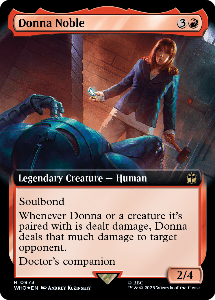 Donna Noble (Extended Art) (Surge Foil) (WHO-973) - Doctor Who: (Extended Art) Foil